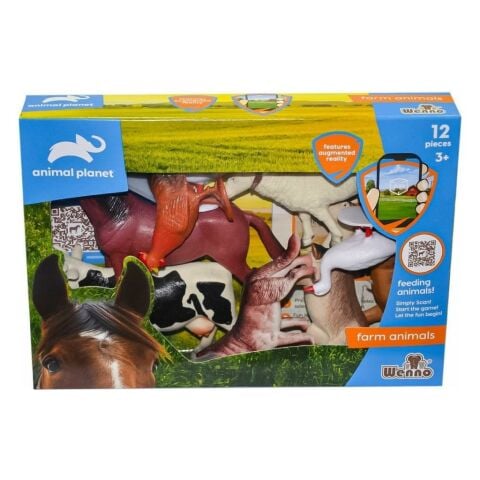 Kutulu 12 Parça Çiftlik Hayvanları