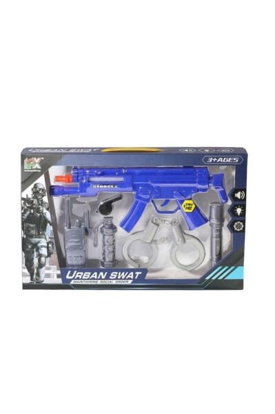 Pilli Işıklı Smart Taramalı Tüfek Seti