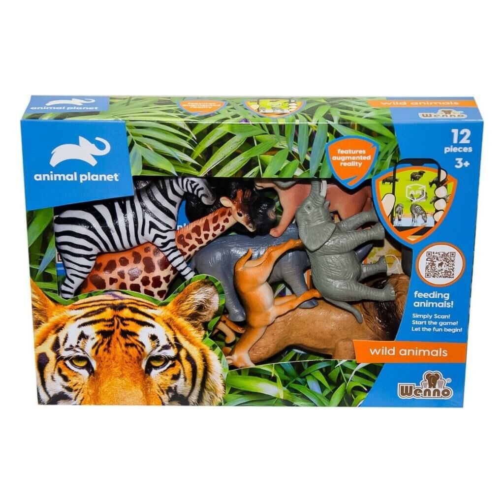 Kutulu 12 Parça Vahşi Hayvan Seti