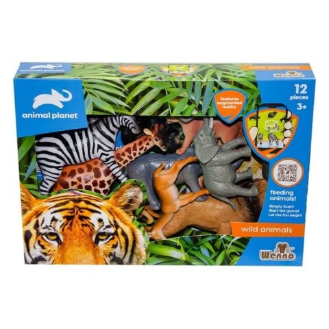 Kutulu 12 Parça Vahşi Hayvan Seti