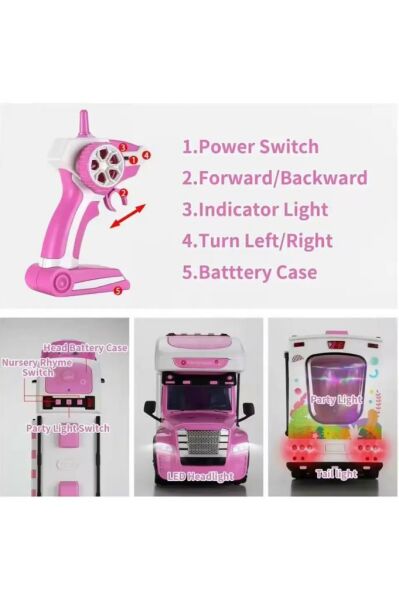 Uzaktan Kumandalı Şarjlı Büyük Boy Karavan Kamyon