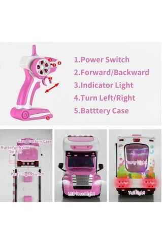 Uzaktan Kumandalı Şarjlı Büyük Boy Karavan Kamyon