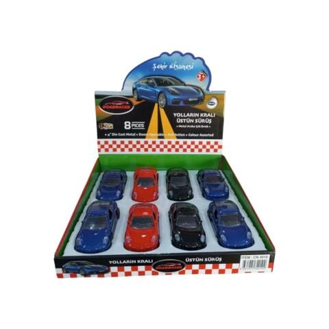 8'li Kutuda Metal Araba