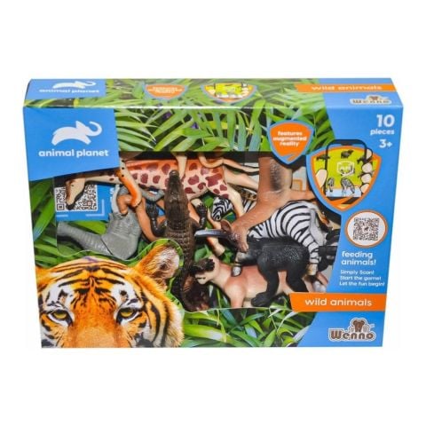 Kutulu 10 Parça Vahşi Hayvan Seti