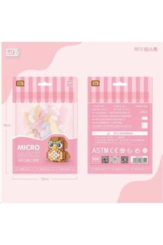 Mikro Blok Çanta Baykuş Loz 8612