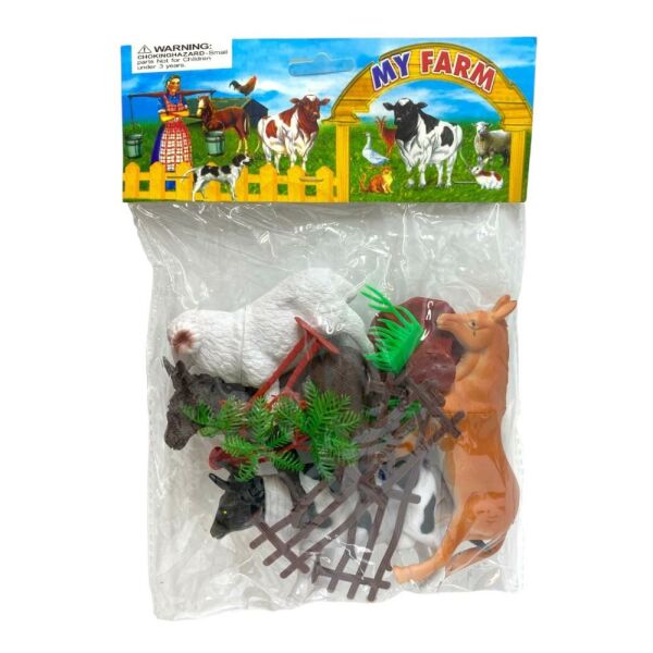 Pvc De 6 Lı Çiftlik Hayvanları Seti (72)