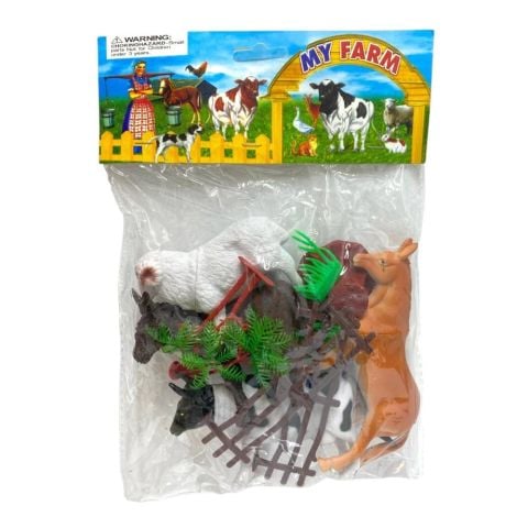 Pvc De 6 Lı Çiftlik Hayvanları Seti (72)