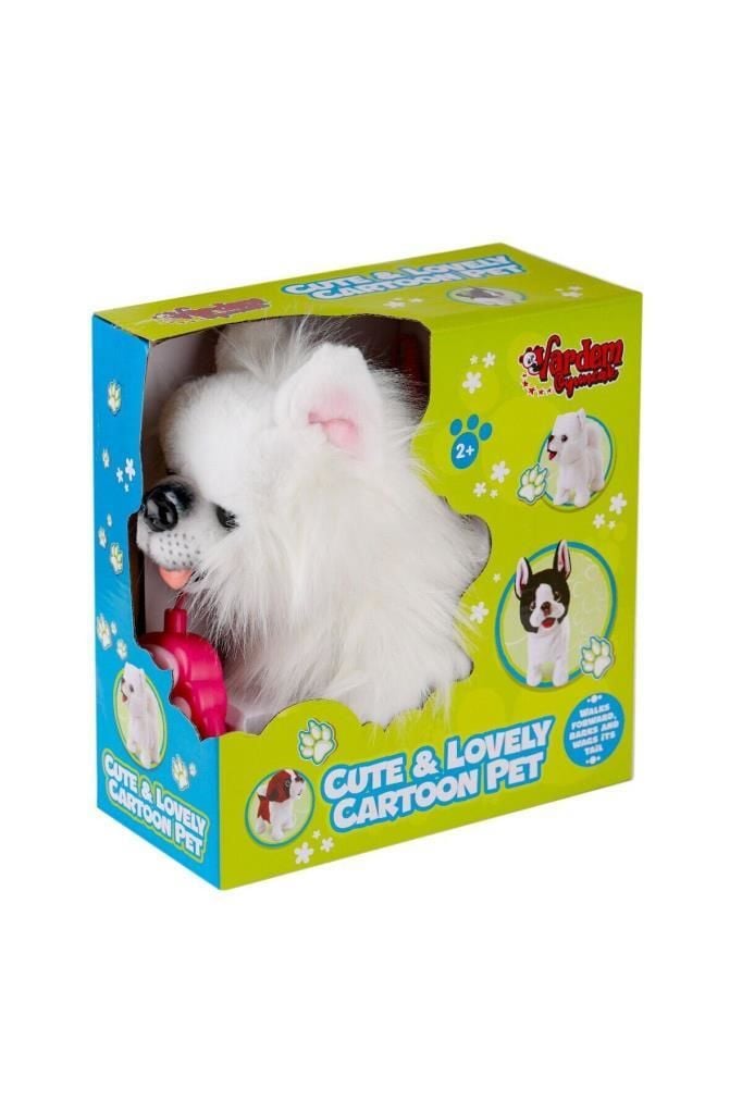 Peluş Tasmalı Yürüyen-Havlayan Fino Köpek