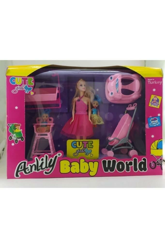 Kutulu Aksesuarlı Bebek Seti