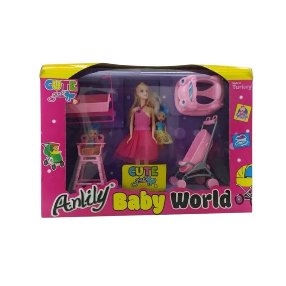 Kutulu Aksesuarlı Bebek Seti