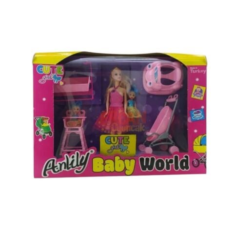 Kutulu Aksesuarlı Bebek Seti