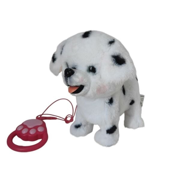 Peluş Tasmalı Yürüyen-Havlayan Benekli Köpek