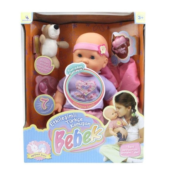Kutulu Türkçe Konuşan Ayıcıklı Bebek