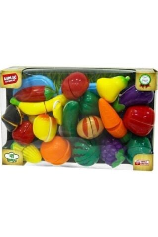 41 Parça Kesilebilen Meyve Sebze Manav Seti