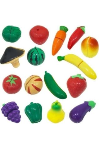 41 Parça Kesilebilen Meyve Sebze Manav Seti
