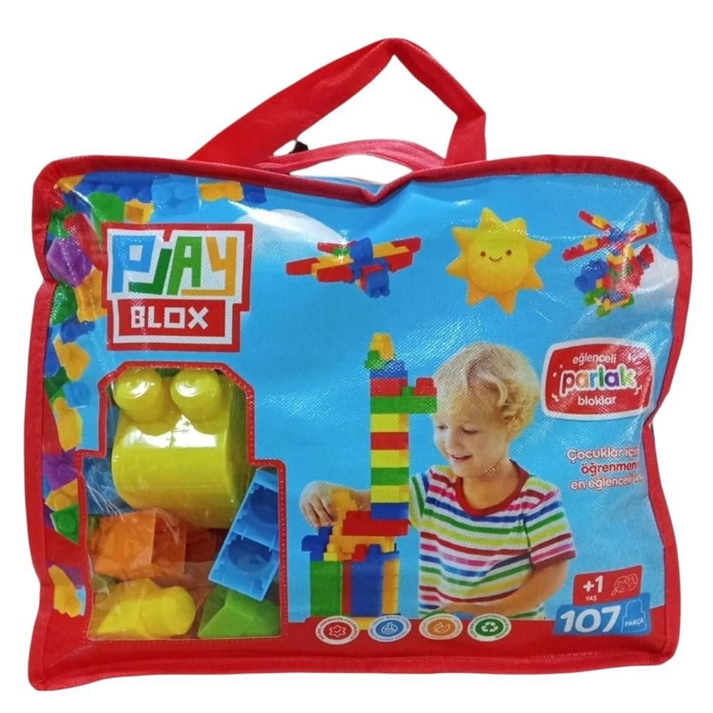 Play Blox Parlak 107 Parça Çantalı