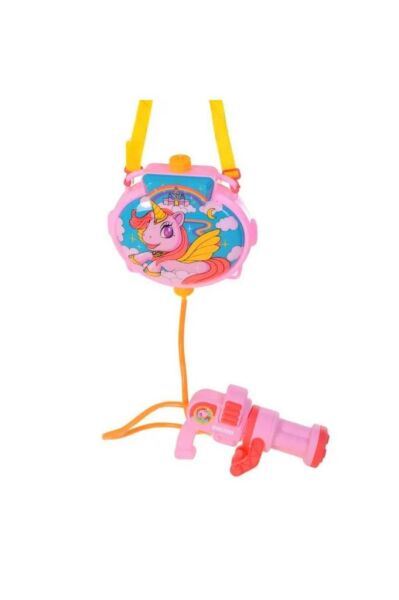 Çantalı Su Tabancası Unicorn Pembe