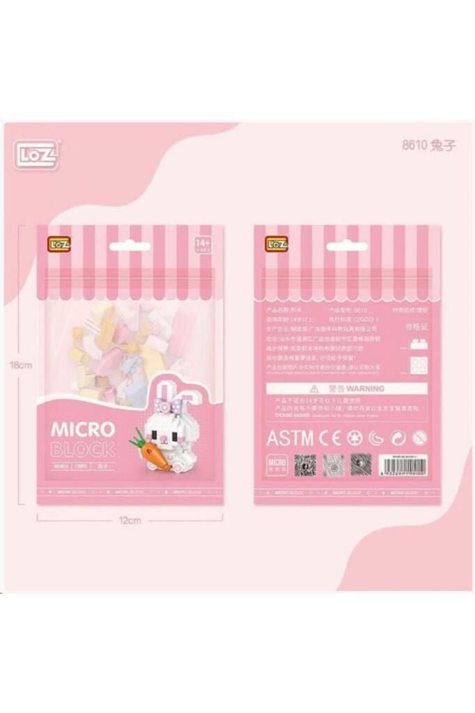 Loz 8610 Mikro Blok Çanta Tavşan