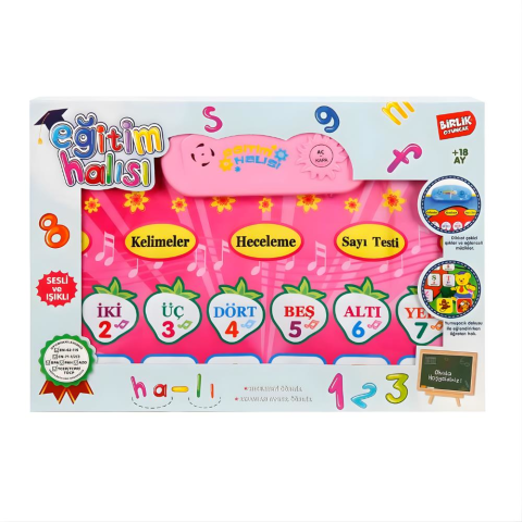 Sesli ve Müzikli Eğitici Oyun Halısı