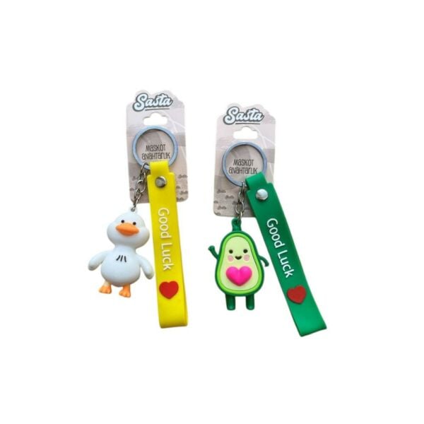 Sasta Silikon Maskot Anahtarlık (300 )