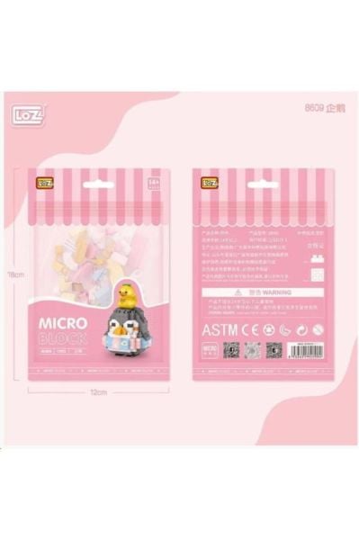 Mikro Blok Çanta Penguen Loz 8609