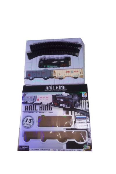 Küçük Pilli Işıklı Raylı Tren Seti Ekspres 13 Parça rail king