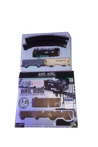 Küçük Pilli Işıklı Raylı Tren Seti Ekspres 13 Parça rail king