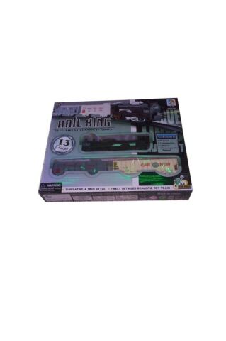 Küçük Pilli Işıklı Raylı Tren Seti Ekspres 13 Parça rail king