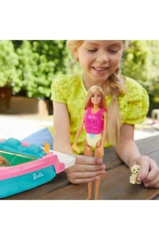 Barbie Bebek Ve Teknesi Oyun Seti Grg30