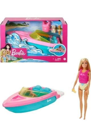 Barbie Bebek Ve Teknesi Oyun Seti Grg30