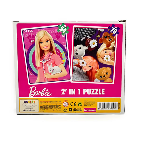 Gokidy Barbie 2 in 1 Puzzle