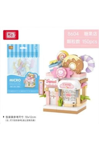 Mikro Blok Çanta Şekerleme Dükkan Loz 8604