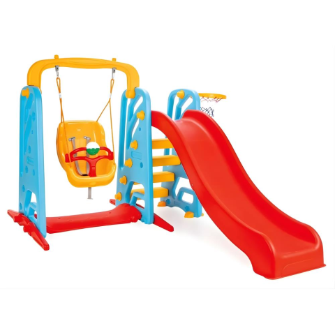 Pilsan Şirin Kaydırak ve Salıncak Seti