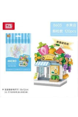 Mikro Blok Çanta Meyve Dükkanı Loz 8603