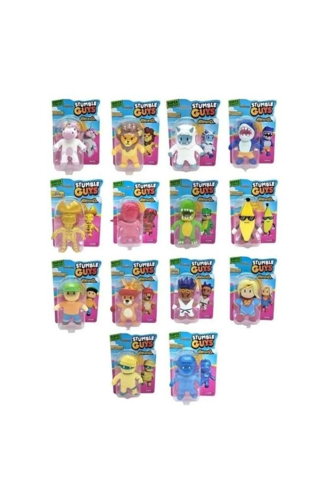 Strech Monsterflex Süper Esnek S Stumble Guys Karakter Oyuncakları