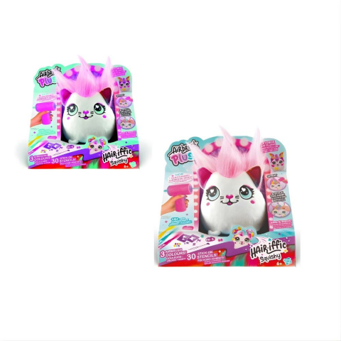 Sunman Airbrush Plush Hair'iffic Squishy Saç Tasarımı Oyun Seti