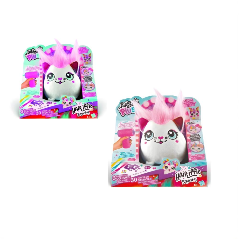 Sunman Airbrush Plush Hair'iffic Squishy Saç Tasarımı Oyun Seti