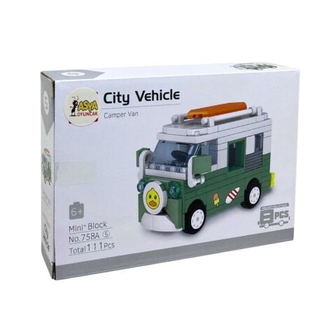 Display Kutuda Bricks Mini Bloklu Arabalar