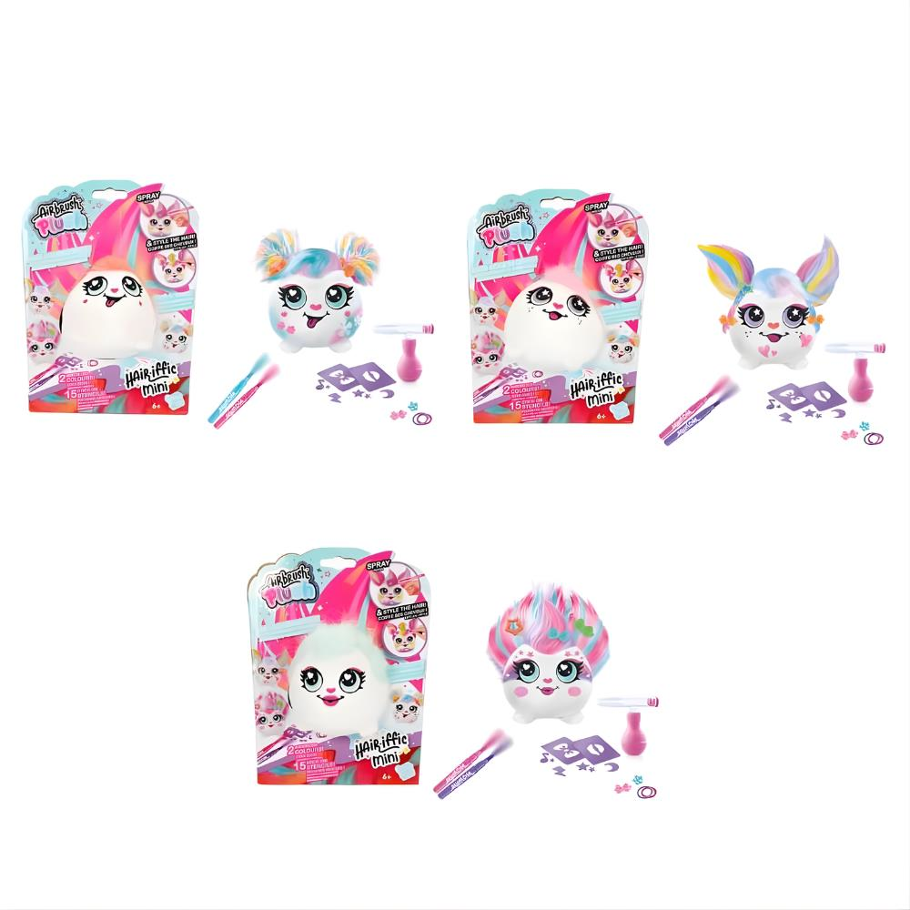Airbrush Plush Hair'iffic Mini Saç Tasarımı Oyun Seti