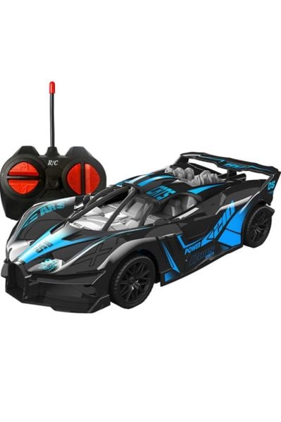 Full Fonksiyon Şarj Edilebilir Uzaktan Kumandalı Araba Road Blast 1:24 Ölçek - Mavi