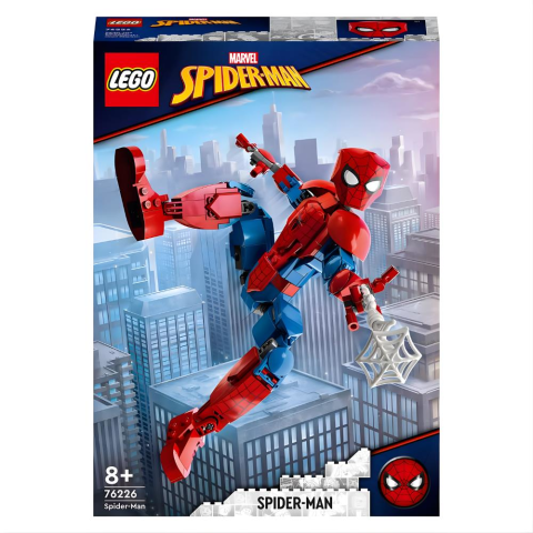 LEGO Marvel Örümcek Adam Figürü 76226 – 8 Yaş ve Üzeri Çocuklara Oynamak ve Sergilemek için Gerçekçi bir Model Yapım Seti (258 Parça)