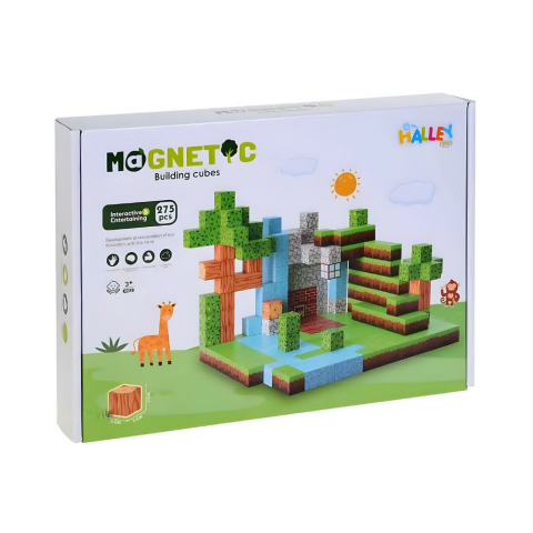 Magnet Küp Yapı Blok Seti 275 Parça