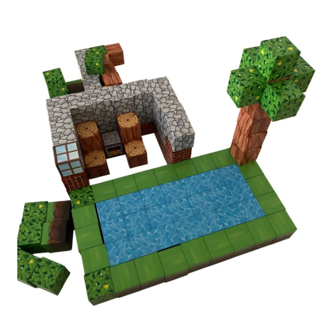 Magnet Küp Yapı Blok Seti 119 Parça