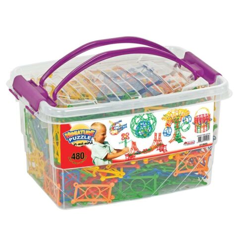 Minyatür Puzzle Box Eğitici Şekiller 480 Parça