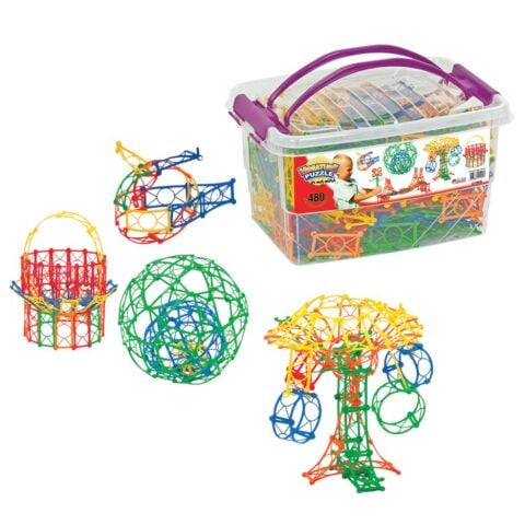 Minyatür Puzzle Box Eğitici Şekiller 480 Parça