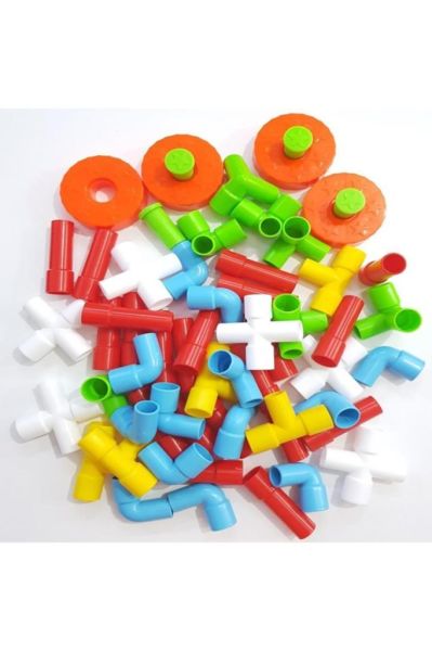 Pvc De 99 Parça Boru Lego Poşette