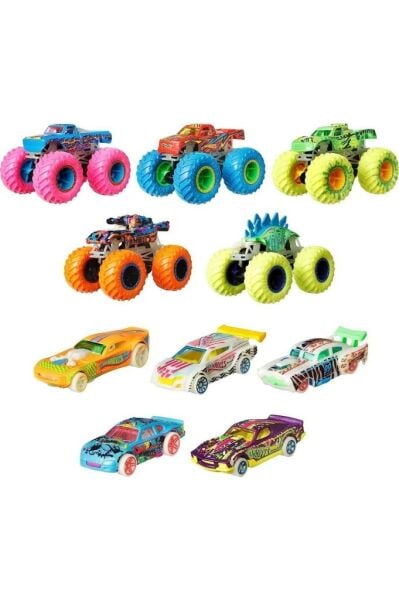 Hot Wheels Karanlıkta Parlayan Araçlar Paketi HCB57