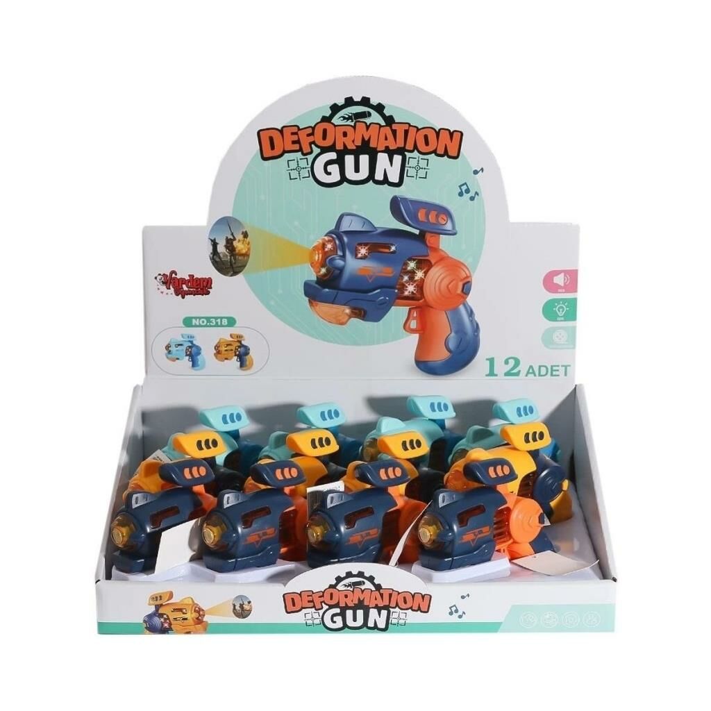 Işıklı ve Sesli Projeksiyonlu Tabanca