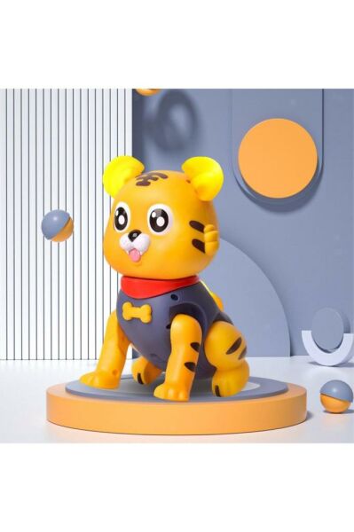 Çocuklar için Müzikli ve Işıklı Sevimli Zıplayan Kaplan