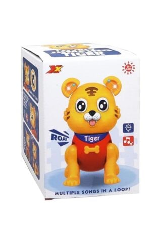 Çocuklar için Müzikli ve Işıklı Sevimli Zıplayan Kaplan